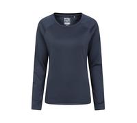 Mountain Warehouse Endurance Womens Top - Lightweight Ladies Top, Long Sleeve Tee, Quick Drying Tshirt, UV Protection Tee Shirt - for Spring Summer Travel Navy Women's Size 12