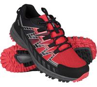 Mountain Warehouse Enhance Mens Waterproof Trail Running Shoes - Red - Red - Size: 7