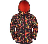 Mountain Warehouse Exodus Kids Softshell Jacket - Breathable, Water Resistant, Fleece Lined, Wind Resistant Coat, Boys & Girls - For Spring Summer & Outdoors Dark Red (05) Kids Size 11-12 Years