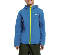 Mountain Warehouse Exodus Kids Softshell Jacket - Breathable, Wind & Water Resistant, Fleece Lined Coat, For Boys & Girls - Best For Sping Summer & Hiking Cobalt Kids Size 3-4 Years