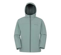 Mountain Warehouse Exodus Kids Water Resistant Softshell Jacket - Boys & Girls Rain Coat - Travel Light Khaki Teen Size 13 Years