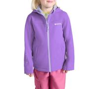 Mountain Warehouse Exodus Kids Water Resistant Softshell Jacket - Boys & Girls Rain Coat - Travel Light Purple Kids Size 9-10 Years