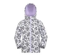 Mountain Warehouse Exodus Kids Softshell Jacket - Breathable Childrens Jacket, Water Resistant Girls Coat, Fleece Lined Boys Hoodie, Wind Resistant - For Spring Summer Cream Kids Size 5-6 Years