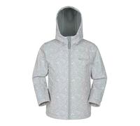 Mountain Warehouse Exodus Kids Softshell Jacket - Breathable, Water Resistant, Fleece Lined, Wind Resistant Coat, Boys & Girls - For Spring Summer & Outdoors Light Khaki (05) Kids Size 5-6 Years