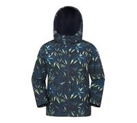 Mountain Warehouse Exodus Kids Softshell Jacket - Breathable, Water Resistant, Fleece Lined, Wind Resistant Coat, Boys & Girls - For Spring Summer & Outdoors Petrol (05) Kids Size 7-8 Years