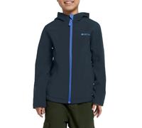 Mountain Warehouse Exodus Kids Softshell Jacket - Breathable, Wind & Water Resistant, Fleece Lined Coat, For Boys & Girls - Best For Sping Summer & Hiking Navy Kids Size 11-12 Years