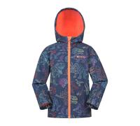 Mountain Warehouse Exodus Kids Softshell Jacket - Breathable, Wind & Water Resistant, Fleece Lined Coat for Boys & Girls - For Autumn, Winter, Hiking & Outdoors Navy Kids Size 3-4 Years
