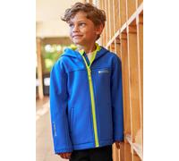 Mountain Warehouse Exodus Kids Water Resistant Softshell Jacket - Blue - Blue - Size: 3-4y