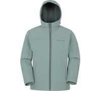 Mountain Warehouse Exodus Kids Water Resistant Softshell Jacket - Green - Green - Size: 7-8y