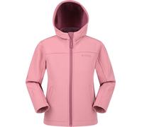Mountain Warehouse Exodus Kids Water Resistant Softshell Jacket - Boys & Girls Rain Coat - Travel Light Pink Kids Size 9-10 Years
