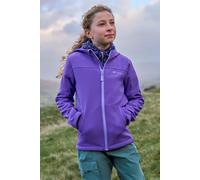 Mountain Warehouse Exodus Kids Water Resistant Softshell Jacket - Purple - Purple - Size: 7-8y