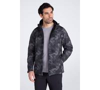 Mountain Warehouse Exodus Printed Mens Showerproof Softshell Jacket - Light Grey - Light Grey - Size: L