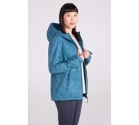 Mountain Warehouse Exodus Womens Printed Water Resistant Softshell Jacket - Teal - Teal - Size: 16
