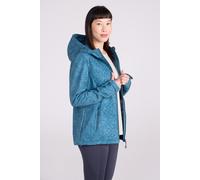 Mountain Warehouse Exodus Womens Printed Water Resistant Softshell Jacket - Teal - Teal - Size: 8