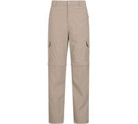 Mountain Warehouse Explore Mens Zip-Off Trousers - Short Length - Beige - Beige - Size: W40