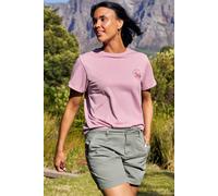 Mountain Warehouse 'explore The Outdoors' Lightweight Short Sleeve Loose Fit Cotton Tee In Lilac Lilac 6