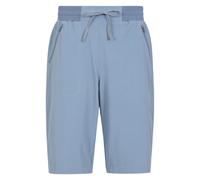 Mountain Warehouse Explorer Womens Long Shorts - Quick Drying Ladies Trek Pants, Lightweight Trousers, UV Protected - Spring Summer, Camping, Sports, Travelling Light Blue (Long) Women's Size 16