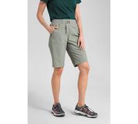 Mountain Warehouse Explorer Womens Long Shorts - Quick Drying Ladies Trek Pants, Lightweight Trousers, UV Protected - for Hiking, Camping, Sports, Travelling Khaki Women's Size 8
