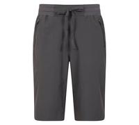 Mountain Warehouse Explorer Womens Long Shorts - Quick Drying Ladies Trek Pants, Lightweight Trousers, UV Protected - for Hiking, Camping, Sports, Travelling Dark Grey (Long) Women's Size 8