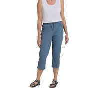 Mountain Warehouse Explorer Womens Capri - Lightweight Ladies Trousers, Stretchy Pants, Elasticated Waistband - Best for Sports, Gym, Camping, Hiking, Outdoors Light Blue Women's Size 22