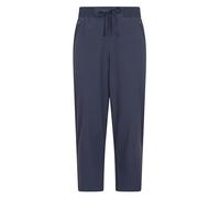 Mountain Warehouse Explorer Womens Capri - Lightweight Ladies Trousers, Stretchy Pants, Elasticated Waistband - Best for Sports, Gym, Camping, Hiking, Outdoors Dark Blue (Capri) Women's Size 6