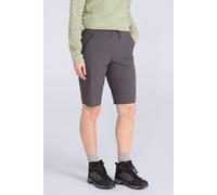 Mountain Warehouse Explorer Womens Long Shorts - Quick Drying Ladies Trek Pants, Lightweight Trousers, UV Protected - Spring Summer, Camping, Sports, Travelling Dark Grey (Long) Women's Size 12