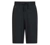 Mountain Warehouse Explorer Womens Long Shorts - Quick Drying Ladies Trek Pants, Lightweight Trousers, UV Protected - for Hiking, Camping, Sports, Travelling Black Women's Size 10
