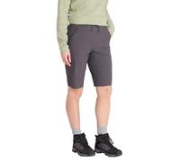 Mountain Warehouse Explorer Womens Long Shorts - Quick Drying Ladies Trek Pants, Lightweight Trousers, UV Protected - for Hiking, Camping, Sports, Travelling Dark Grey (Long) Women's Size 12