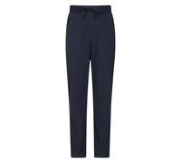 Mountain Warehouse Explorer Womens Trousers - UV Protected Ladies Pants, Quick Drying Bottoms, Lightweight - Spring Summer, Travelling, Outdoors, Hiking Dark Blue (Short Length) 14