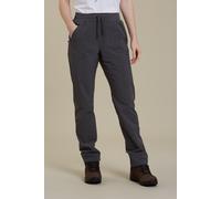 Mountain Warehouse 'Explorer' Womens Short Trousers Sun Protection Quick Dry Breathable Pants Dark Grey Polyamide - Size 8 UK