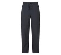 Mountain Warehouse Explorer Women’s Zip-Off Trousers - Lightweight & Quick-Drying Pants with Multiple Pockets & Adjustable Waist - Spring, Summer, Travel, Outdoors Black Women's Size 20