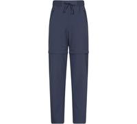 Mountain Warehouse Explorer Women’s Zip-Off Trousers - Lightweight & Quick-Drying Pants with Multiple Pockets & Adjustable Waist - Spring, Summer, Travel, Outdoors Navy 12