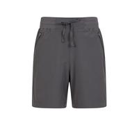 Mountain Warehouse Explorer Womens Shorts - Zipped Pockets Ladies Short Trousers, Drawcord Pants, Lightweight -for Outdoors, Hiking Dark Grey Women's Size 20