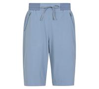 Mountain Warehouse Explorer Womens Shorts - Zipped Pockets Ladies Short Trousers, Drawcord Pants, Lightweight -for Outdoors, Hiking Light Blue Women's Size 20