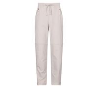 Mountain Warehouse 'Explorer' Womens Zip Off Trouser Short Lightweight Quick Dry Convertible Pants Beige Polyamide - Size 20 UK