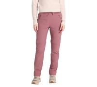 Mountain Warehouse Explorer Womens Zip Off Trousers - Quick Drying Pants, UV Protection Bottoms - Spring Summer, Hiking, Camping & Outdoors Dark Pink (Regular Length) Women's Size 18