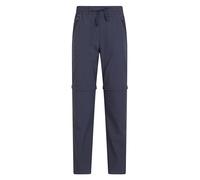 Mountain Warehouse Explorer Womens Zip-Off Trousers - Lightweight, Convertible Bottoms with Lots of Pockets - for Spring Summer, Walking, Hiking, Outdoors & Trekking Navy Women's Size 6