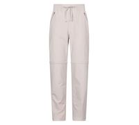 Mountain Warehouse Explorer Womens Zip-Off Trousers - Lightweight, Convertible Bottoms with Lots of Pockets - for Spring Summer, Walking, Hiking, Outdoors & Trekking Beige Women's Size 18
