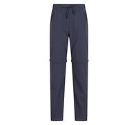 Mountain Warehouse Explorer Womens Zip-Off Trousers - Short Length - Navy - Navy - Size: 12