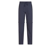 Mountain Warehouse Explorer Womens Zip-Off Trousers - Lightweight, Convertible Bottoms with Lots of Pockets - for Spring Summer, Walking, Hiking, Outdoors Navy Women's Size 8