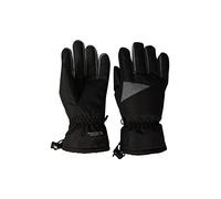 Mountain Warehouse Extreme Kids Waterproof Ski Gloves II - Breathable, Fleece Lined, Stretch cuff, Boys & Girls - Best for Autumn Winter, Outdoors, Hiking, Daily Use Black XL