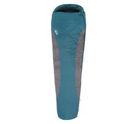 Mountain Warehouse Extreme Lightweight Down Sleeping Bag - Mummy Shape, Hoodie - Ideal For Spring Summer Camping Petrol Blue