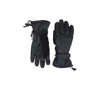 Mountain Warehouse Extreme Waterproof Womens Ski Gloves - Quick Drying Gloves, Silicone Palm Print, Nose Wipe, Fleece Lining Ladies Mitten - For Cold Weather Black L