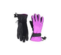 Mountain Warehouse Extreme Waterproof Womens Ski Gloves - Quick Drying Gloves, Silicone Palm Print, Nose Wipe, Fleece Lining Ladies Mitten - For Cold Weather Purple XS