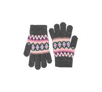 Mountain Warehouse Fairisle Children's Gloves - Fun, Functional, Warm and Pleasant, Elastic Cuffs, Soft Knitted Fabric - for Winter and Daily Use Pink M/L