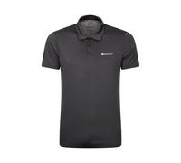 Mountain Warehouse 'Fairway' Mens Polo Shirt IsoCool Sun Protection Casual Summer Tee Black - Size 2XS