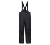 Mountain Warehouse Falcon Kids Extreme Waterproof Snow Bibfront Pant Black Kids Size 5-6 Years