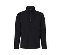 Mountain Warehouse Farland Mens Fleece Lined Half Zip Black XL