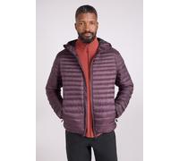 Mountain Warehouse Featherweight Hybrid Down Extreme Hooded Jacket - Brown