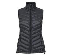 Mountain Warehouse Featherweight Womens Down Gilet - Lightweight Ladies Gilet Vest, Water Resistant Bodywarmer - Spring Summer, Travelling, Holiday, Outdoors Black Women's Size 20